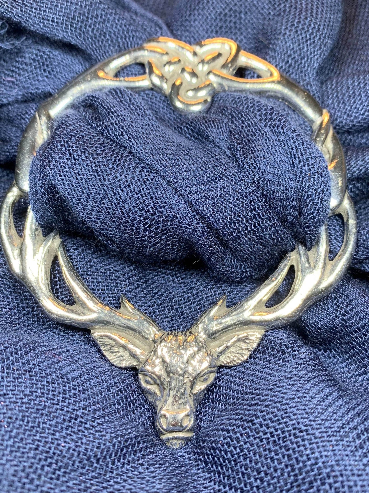 Woodland Stag Scarf Ring - 
