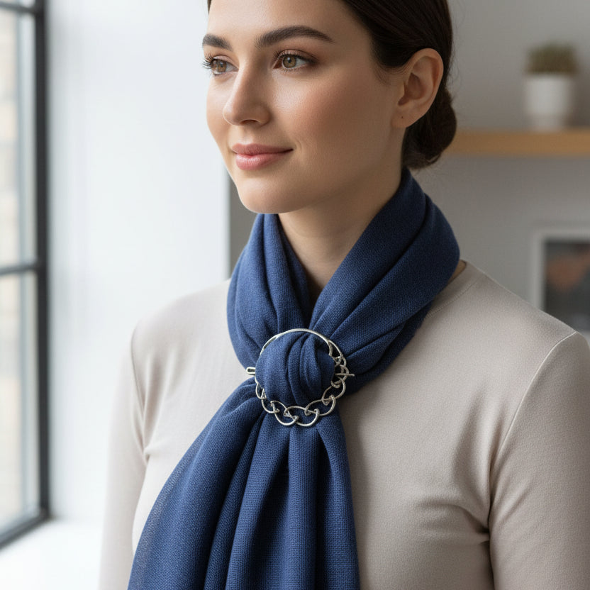 Cora Celtic Knot Scarf Ring