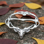 Woodland Stag Scarf Ring