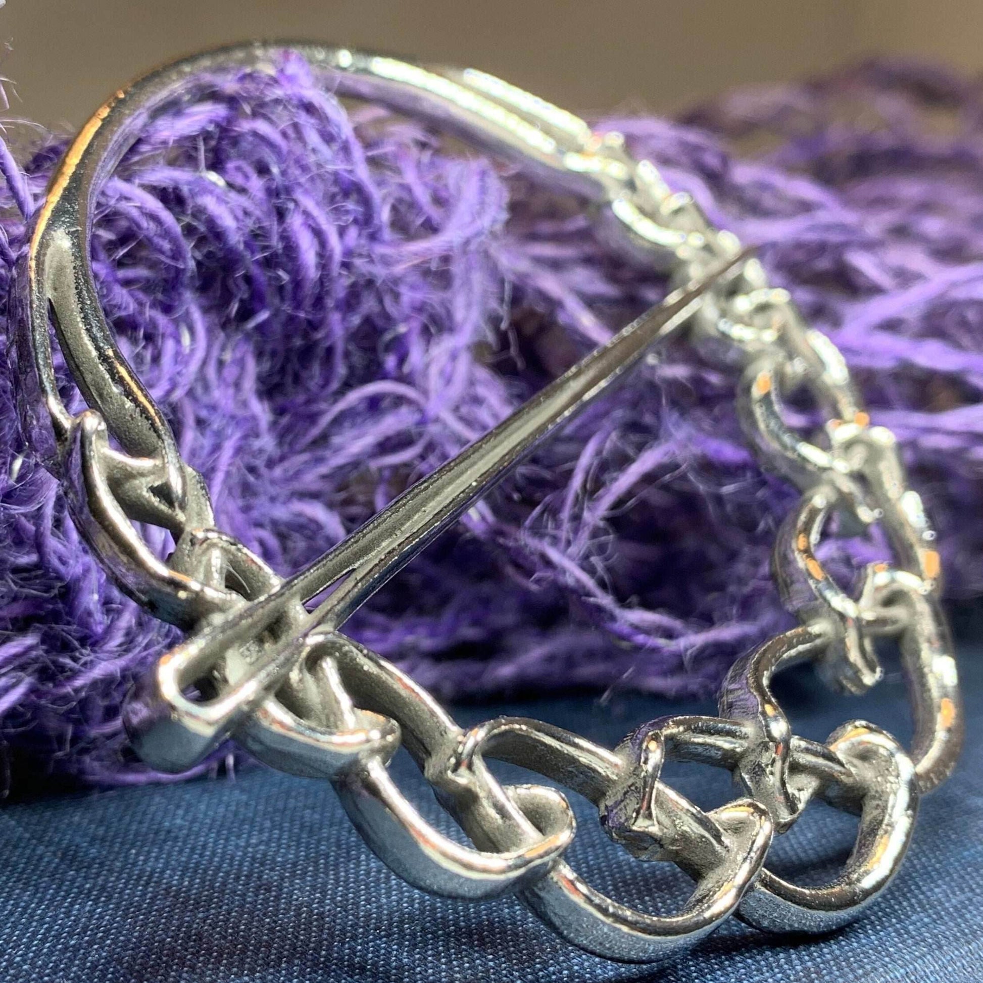 Cora Celtic Knot Scarf Ring - 