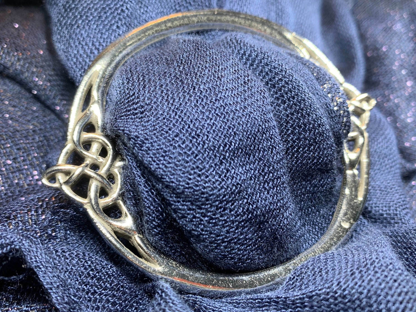 Noelle Celtic Knot Scarf Ring - 