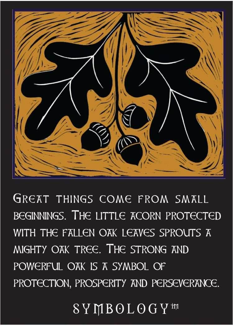 Pewter Oak Leaf & Acorn Scarf Ring - 