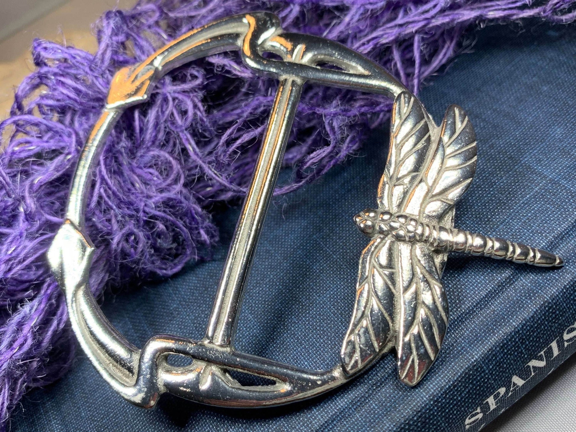 Claire's Dragonfly Scarf Ring - 