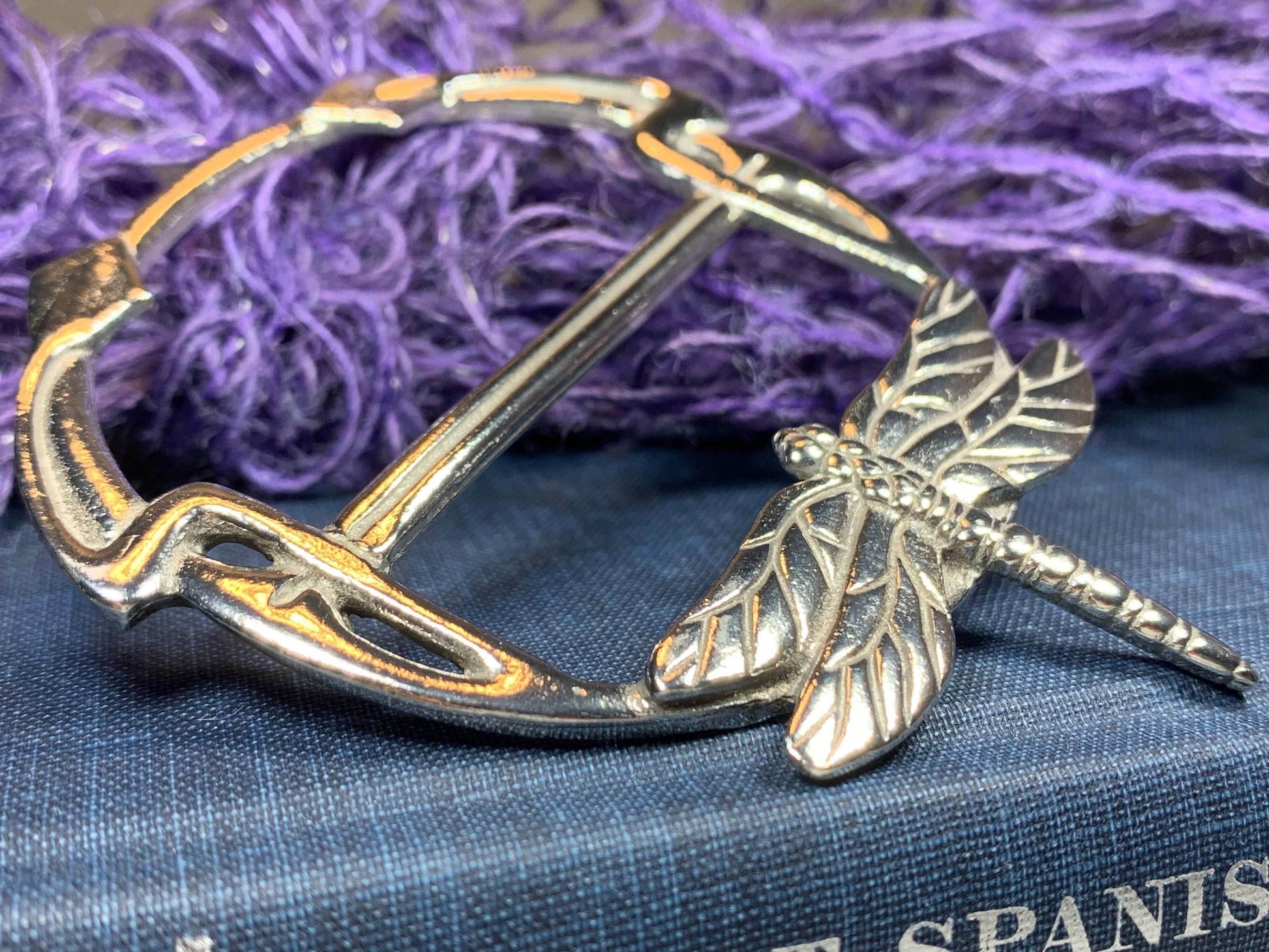 Claire's Dragonfly Scarf Ring - 