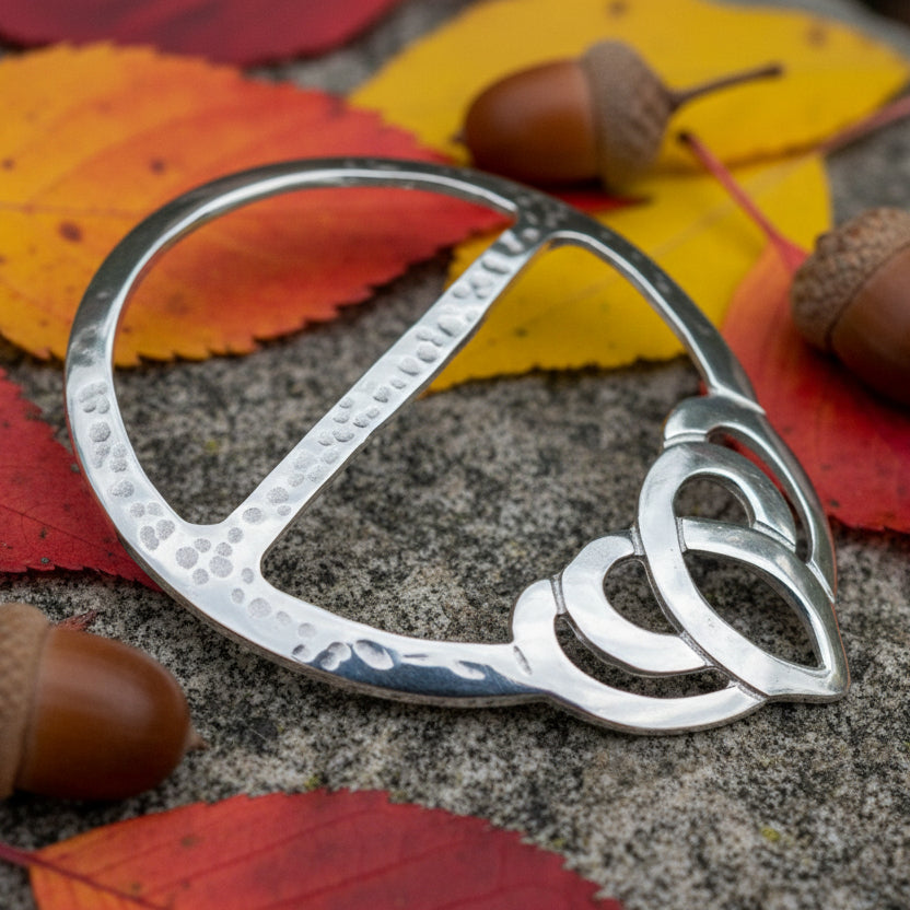 Celtic Heart Scarf Ring