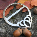 Celtic Heart Scarf Ring
