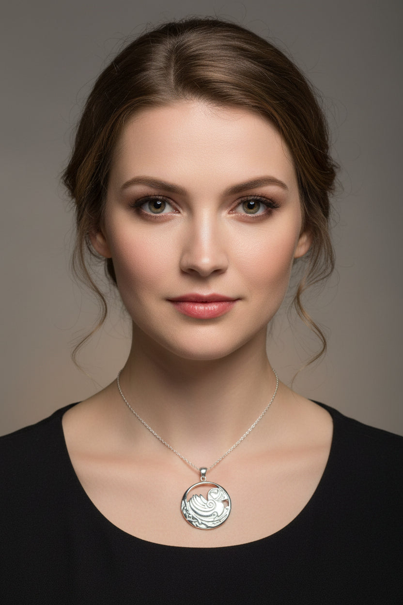 Celtic Puffin Necklace