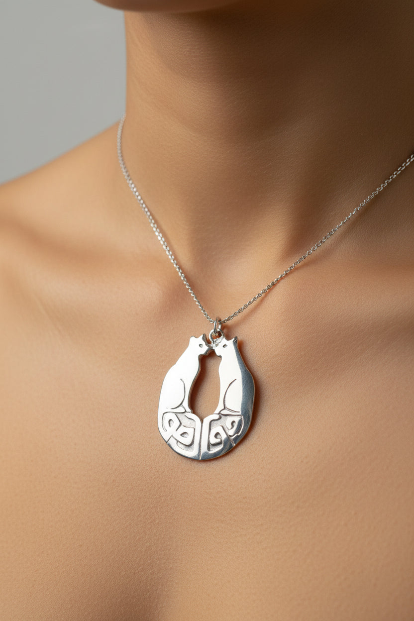 Celtic Cats Necklace
