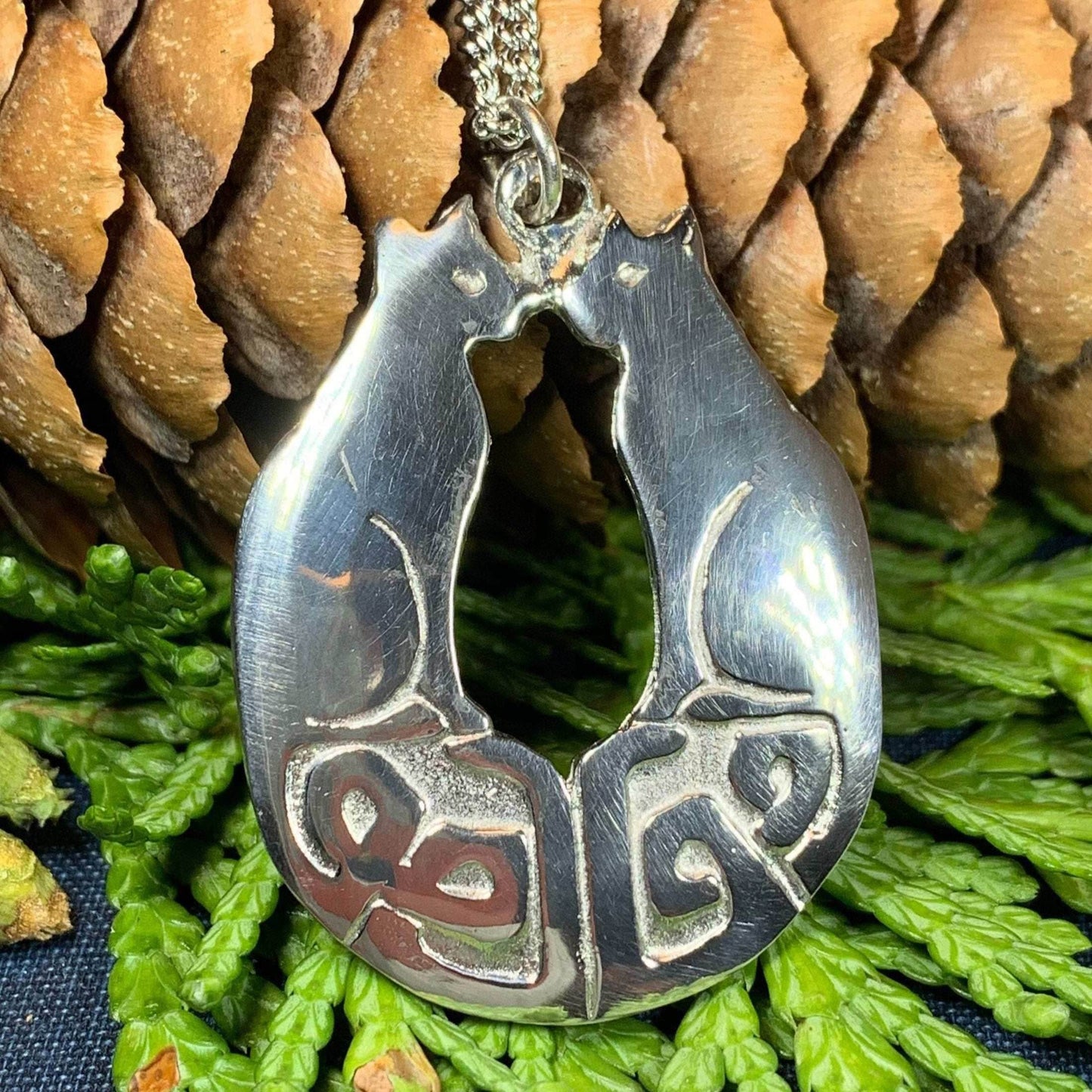 Celtic Cats Necklace - 