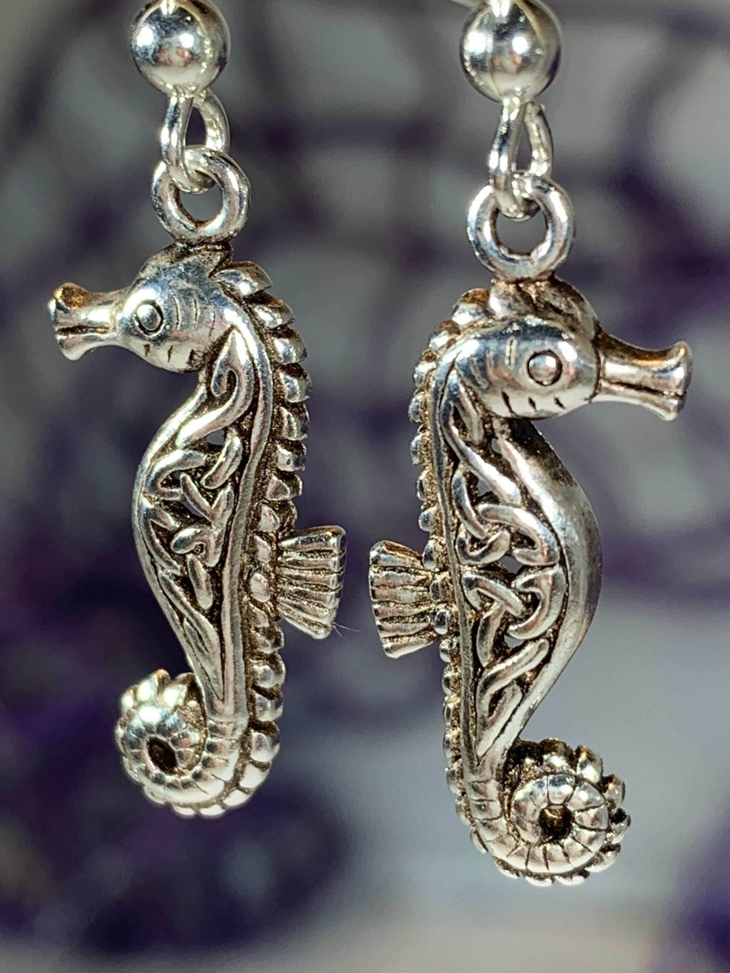 Seadrifter Celtic Seahorse Earrings - 