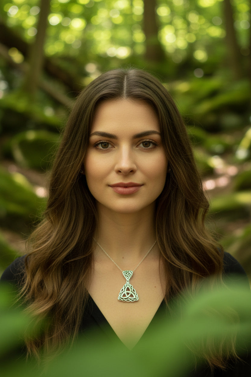 Naomh Trinity Knot Necklace