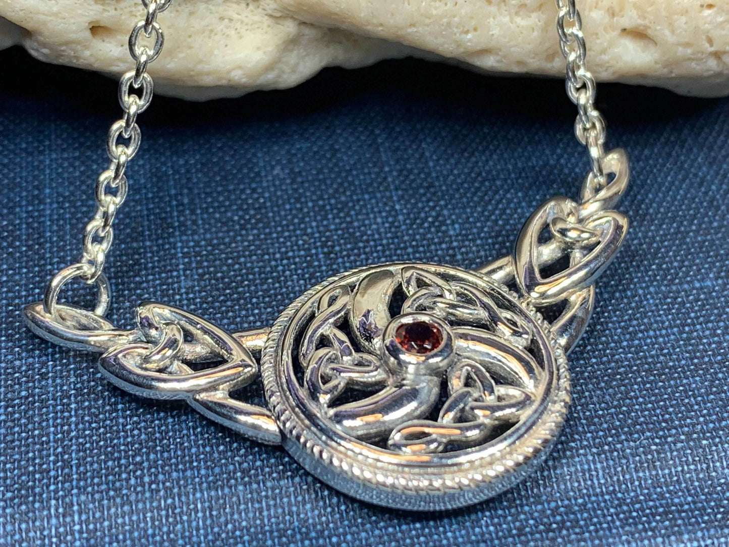 Celtic Wheel of Life Necklace - Amethyst