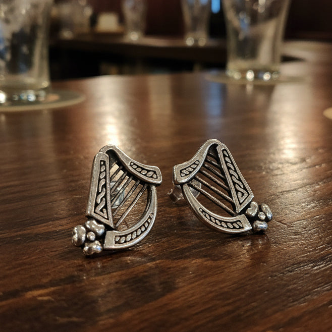 Cian Harp Post Earrings