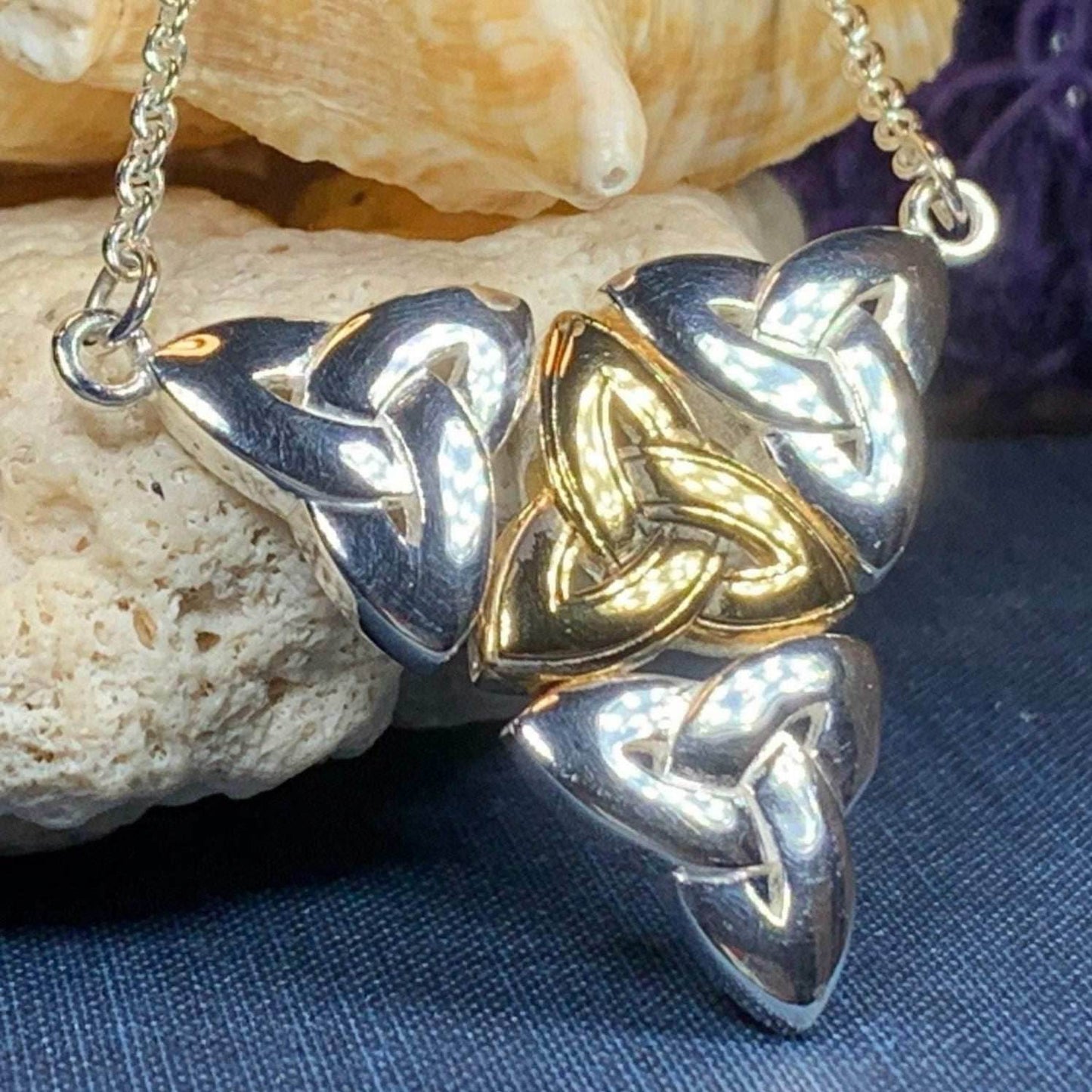 Kassity Trinity Knot Necklace - 