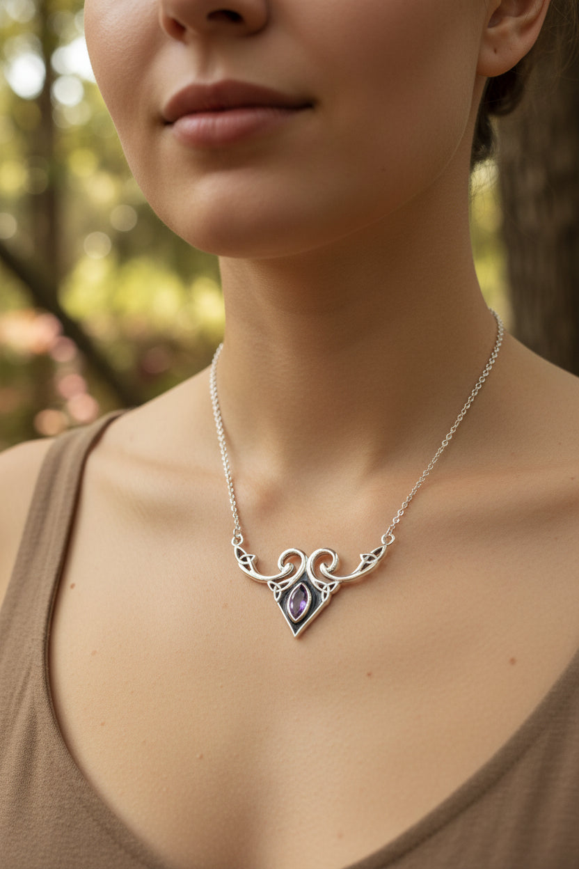Meegan Trinity Knot Necklace