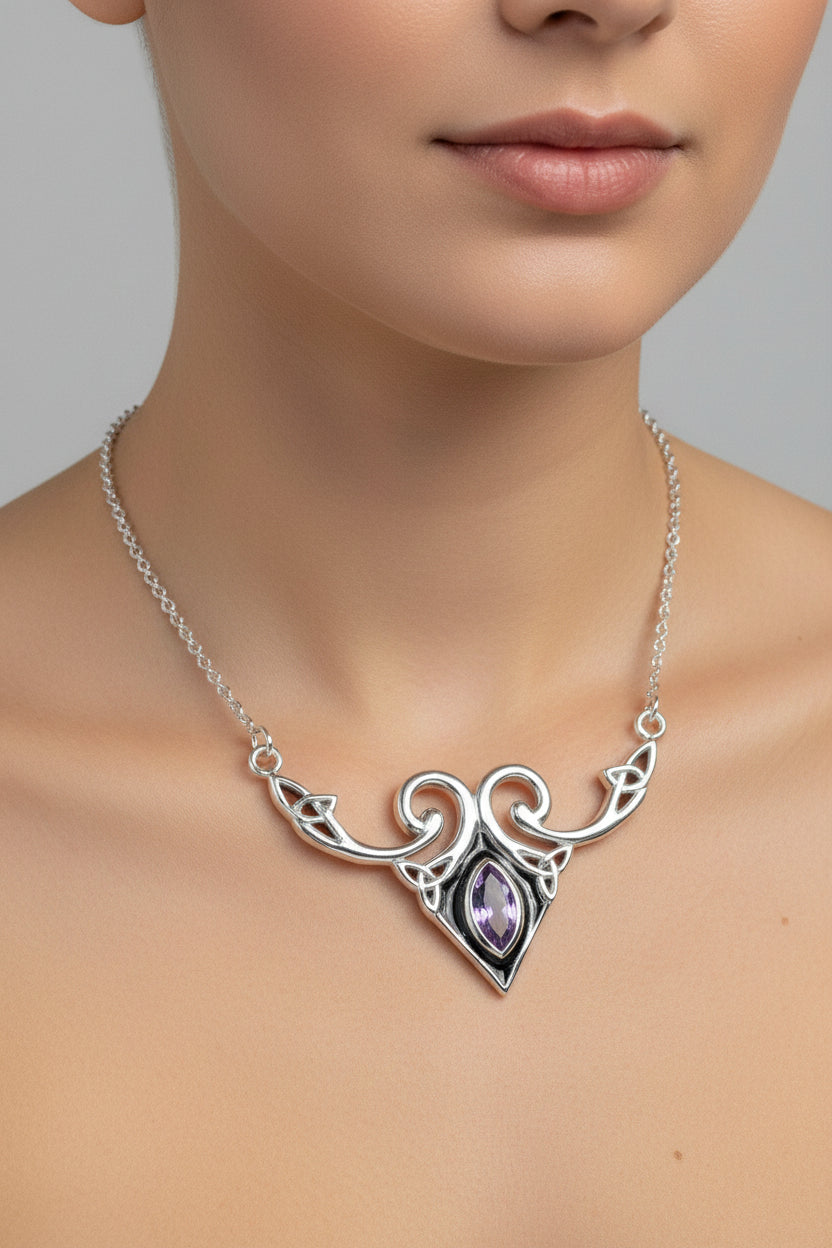 Meegan Trinity Knot Necklace