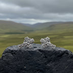 Celtic Cross Stud Earrings
