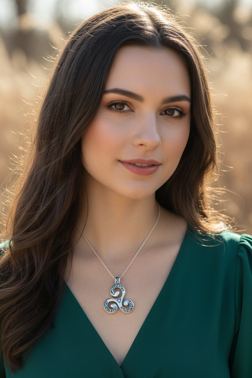Celtic Triskele Necklace