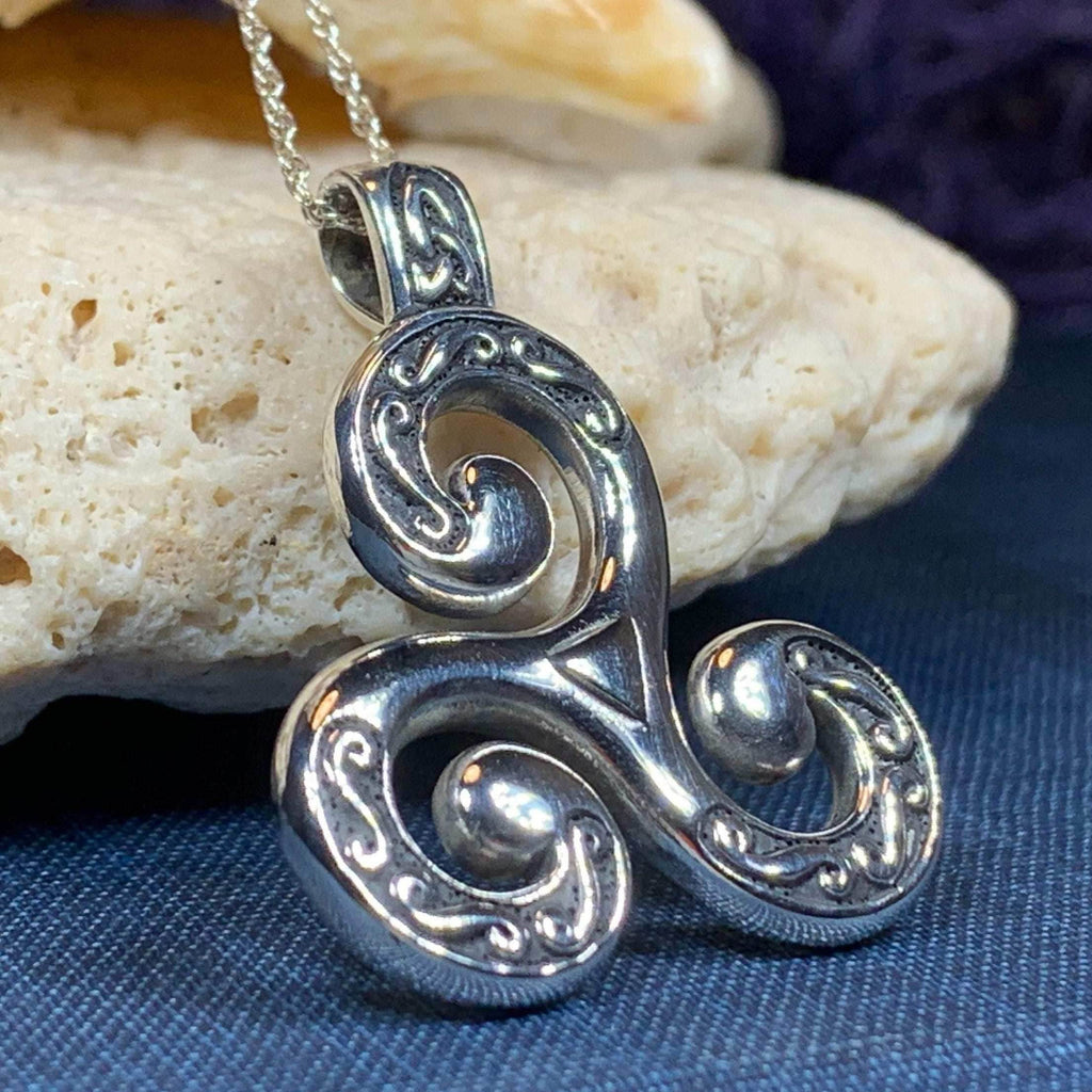 Celtic Triskele Necklace - 18