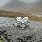 Celtic Triple Moon Ring