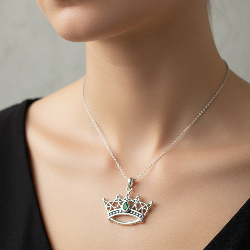 Celtic Crown Necklace