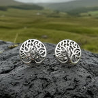 Celtic Tree of Life Stud Earrings