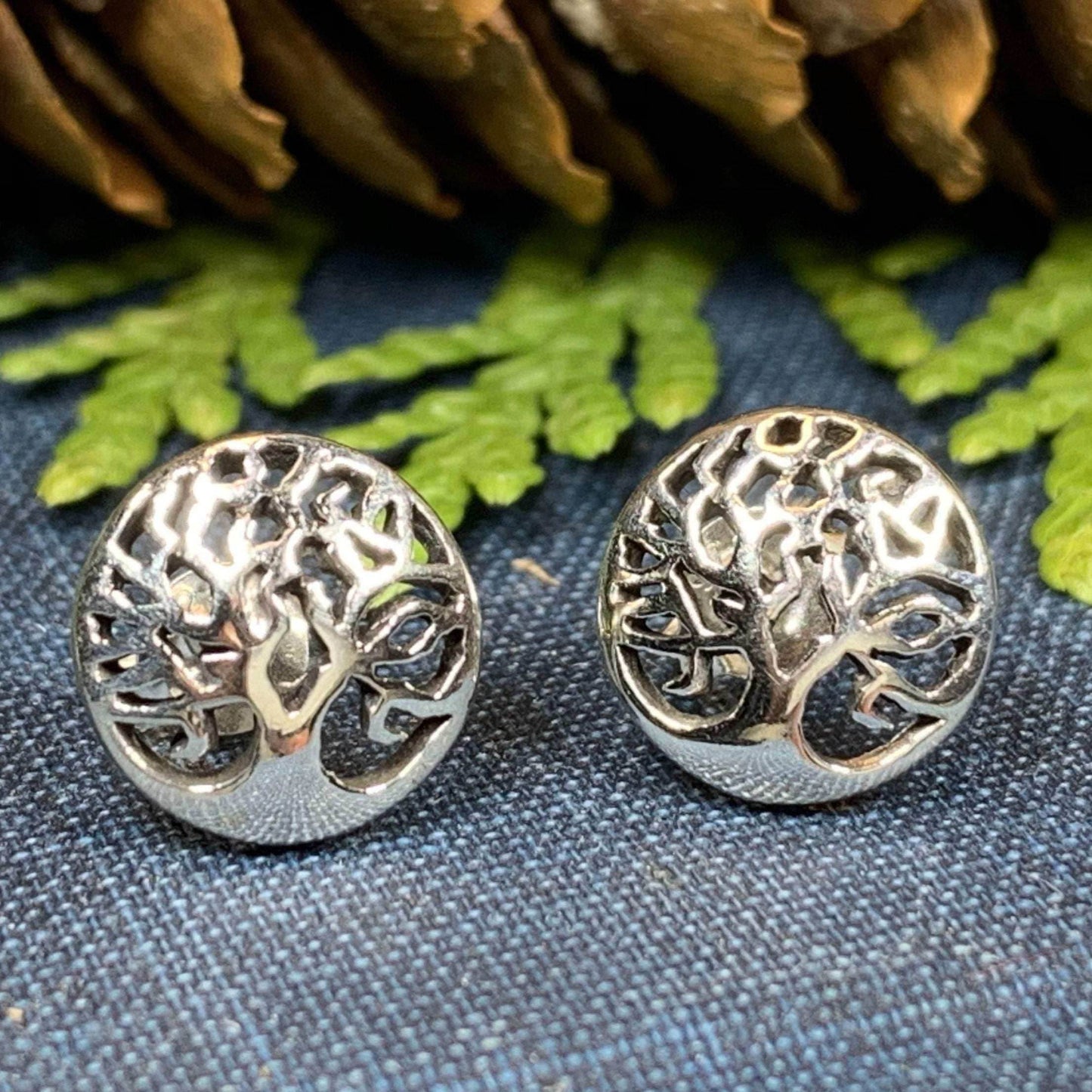 Celtic Tree of Life Stud Earrings - 