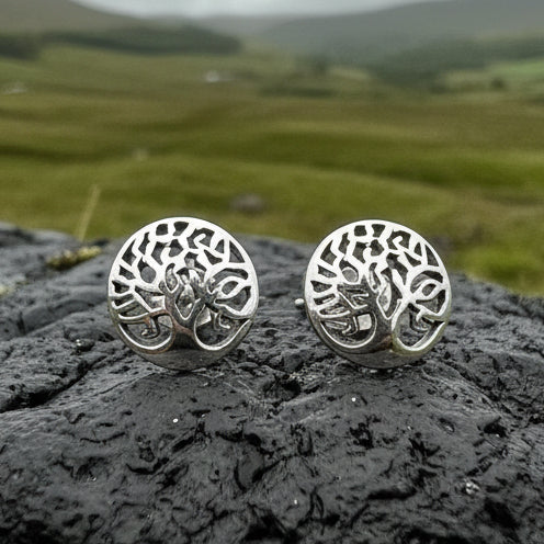 Celtic Tree of Life Stud Earrings