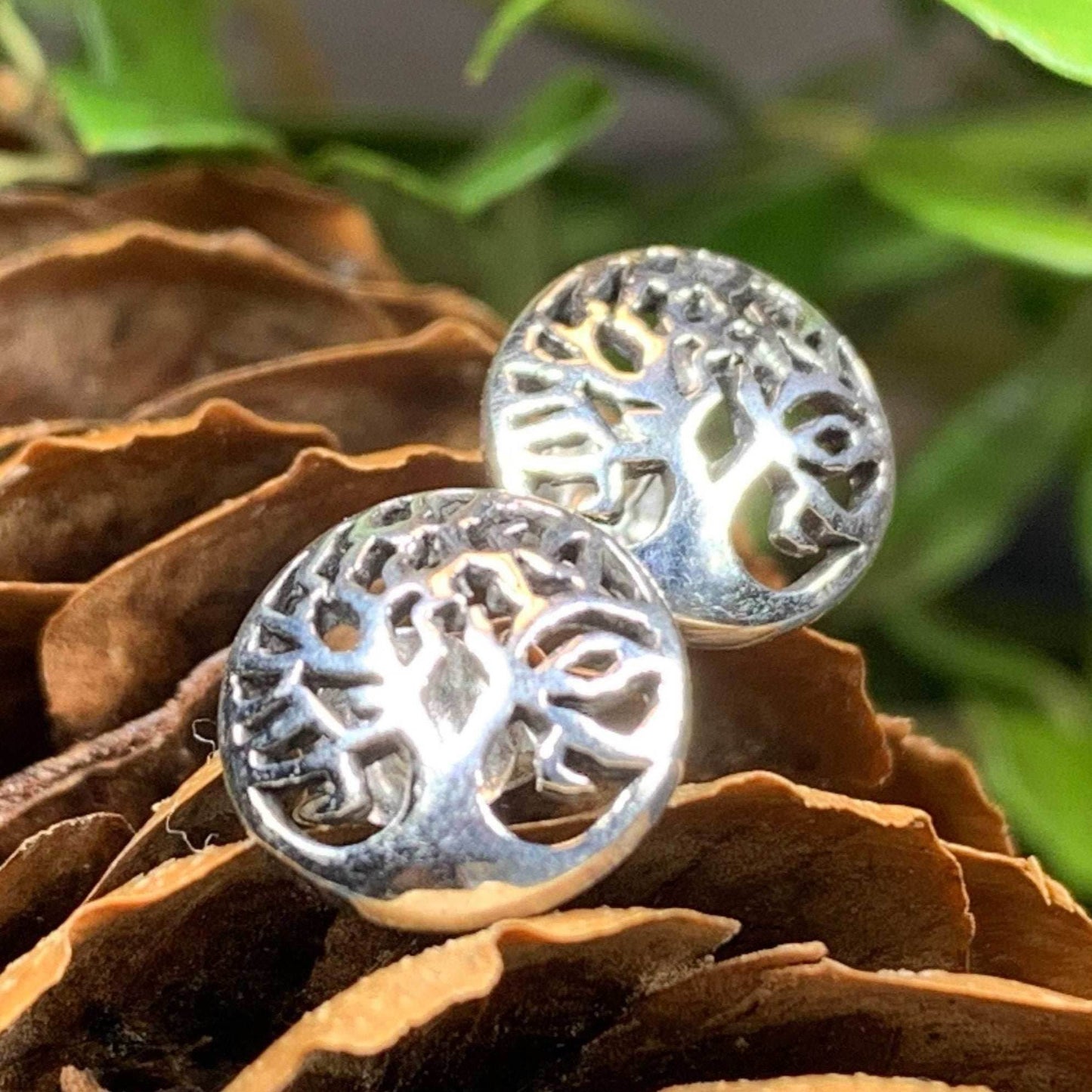 Celtic Tree of Life Stud Earrings - 