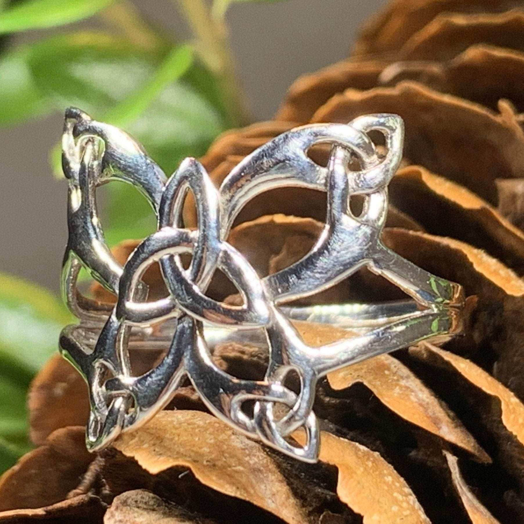 Trinity Knot Butterfly Ring - 6