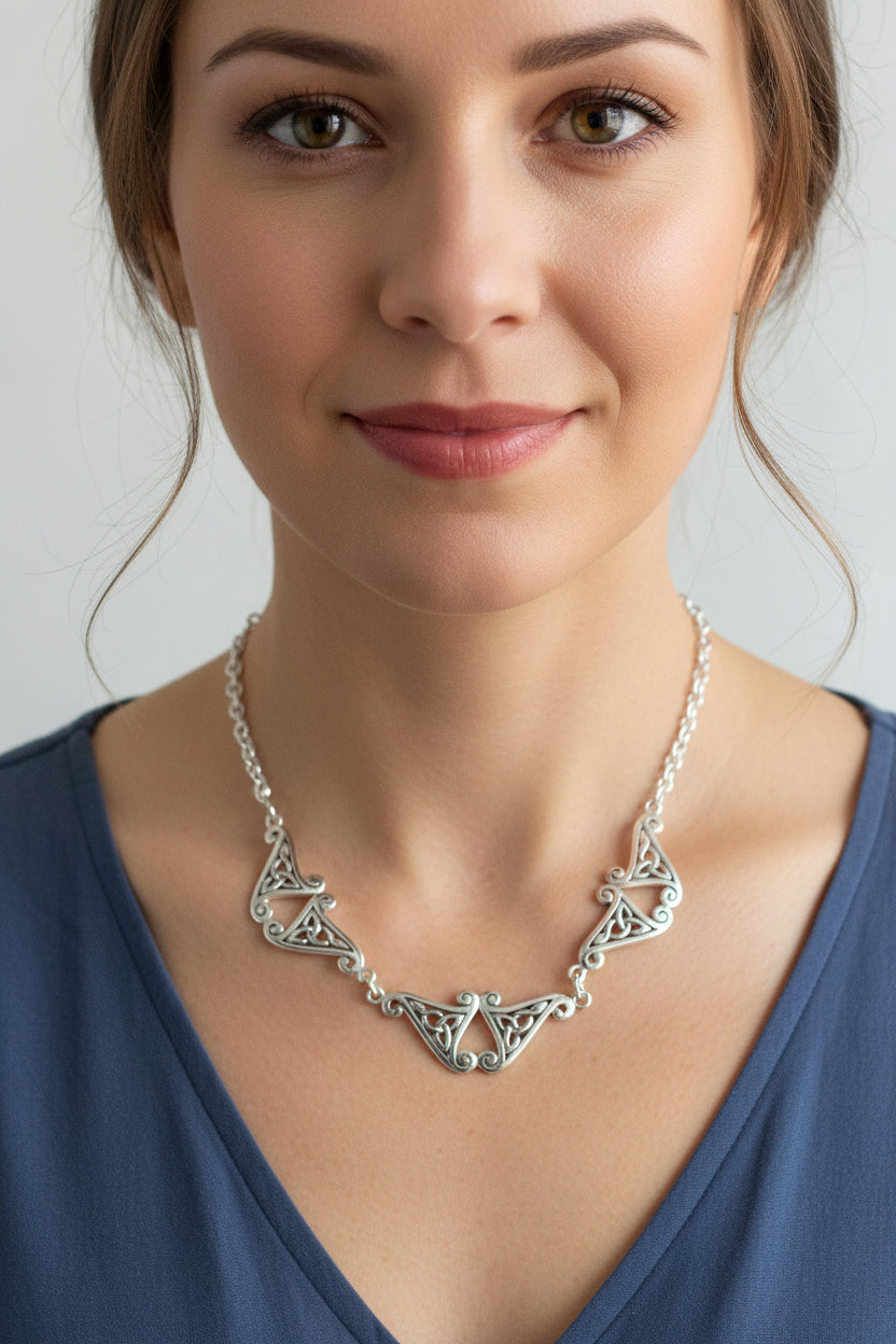 Morna Trinity Knot Necklace