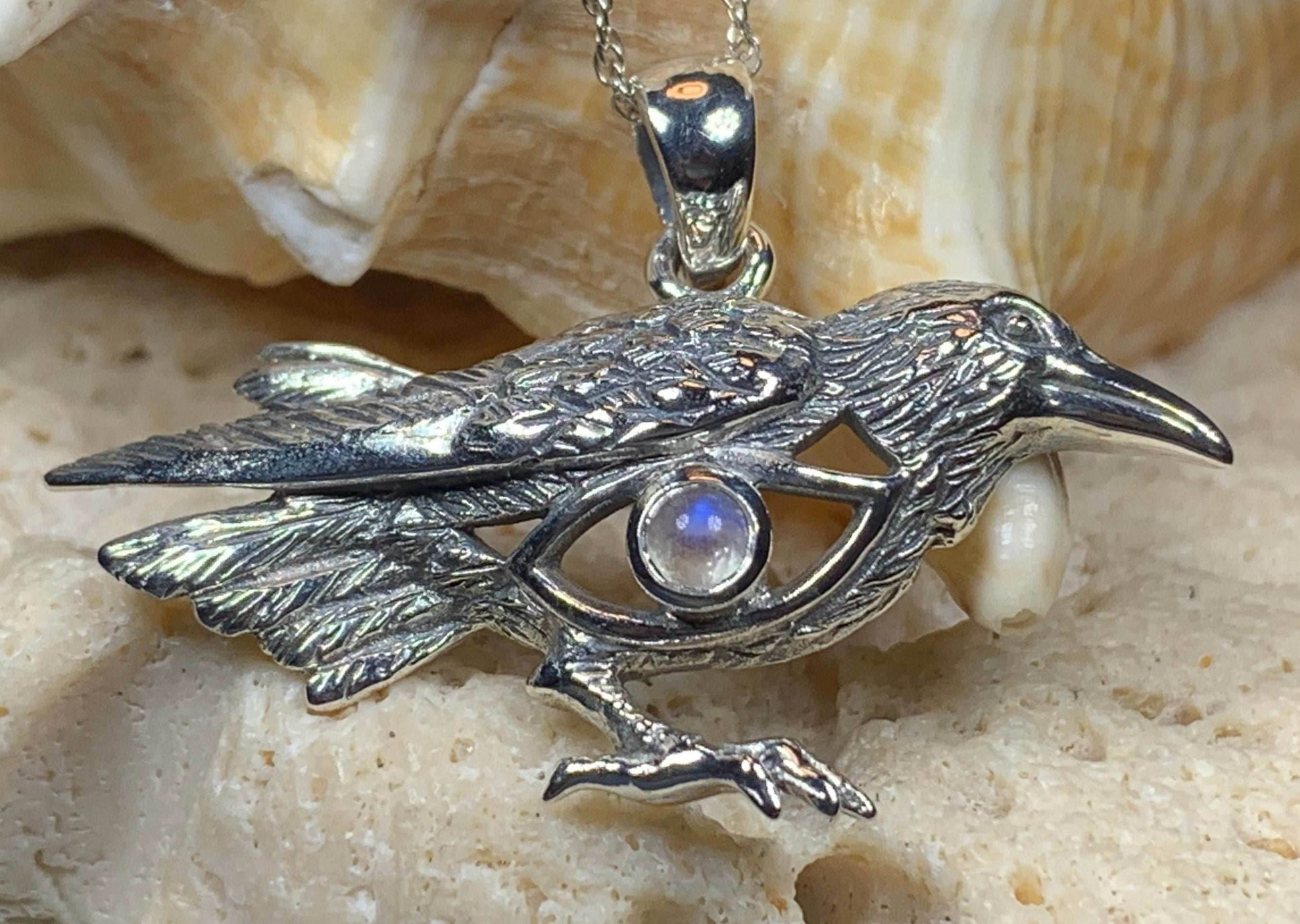 Rona Raven Necklace - 18 / Amethyst