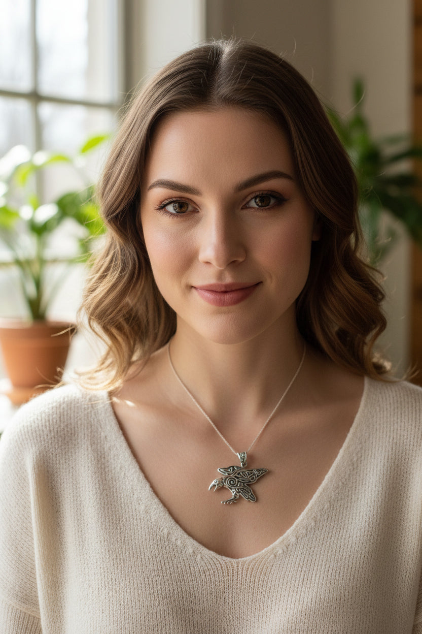 Dauntless Raven Necklace