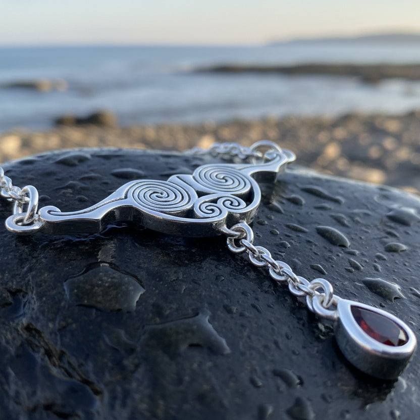 Liosa Celtic Spiral Necklace