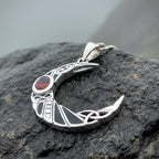 Aulay Raven Moon Necklace