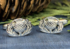 Alba Thistle Cuff Links - 