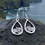 Galloway Highland Cow Earrings