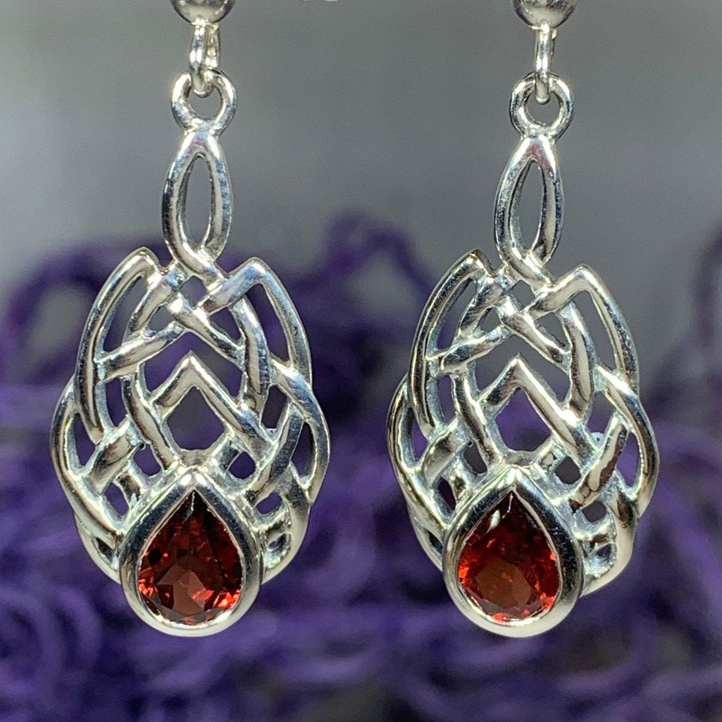 Abria Celtic Knot Earrings