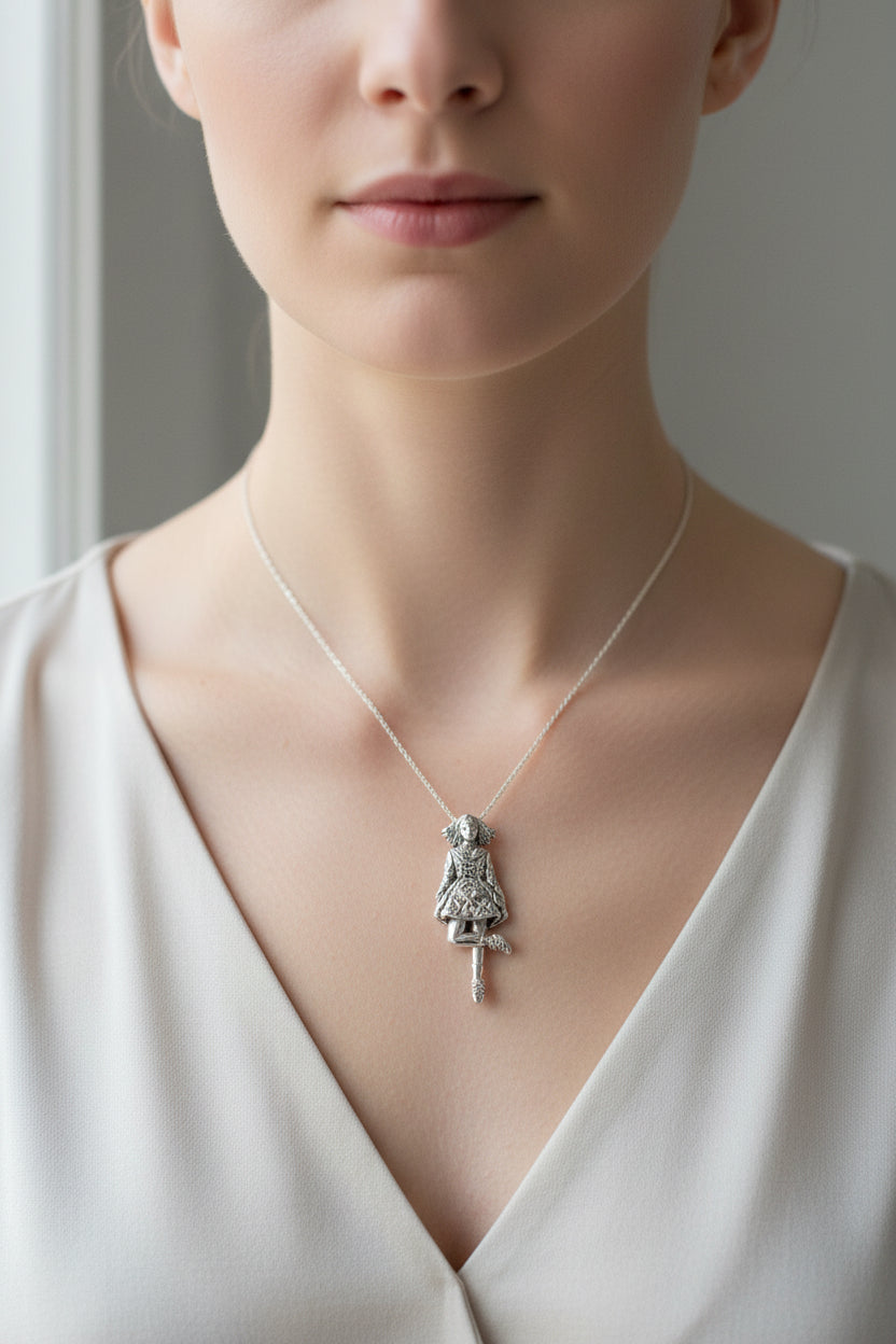 Feis Irish Dancer Necklace
