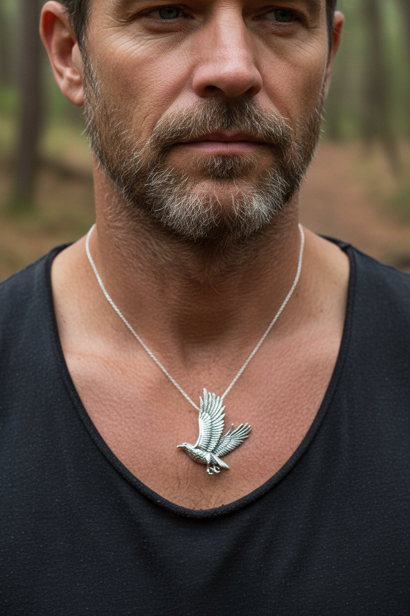 Eagle in Flight Necklace