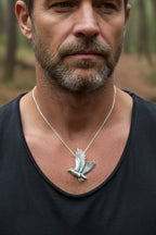Eagle in Flight Necklace