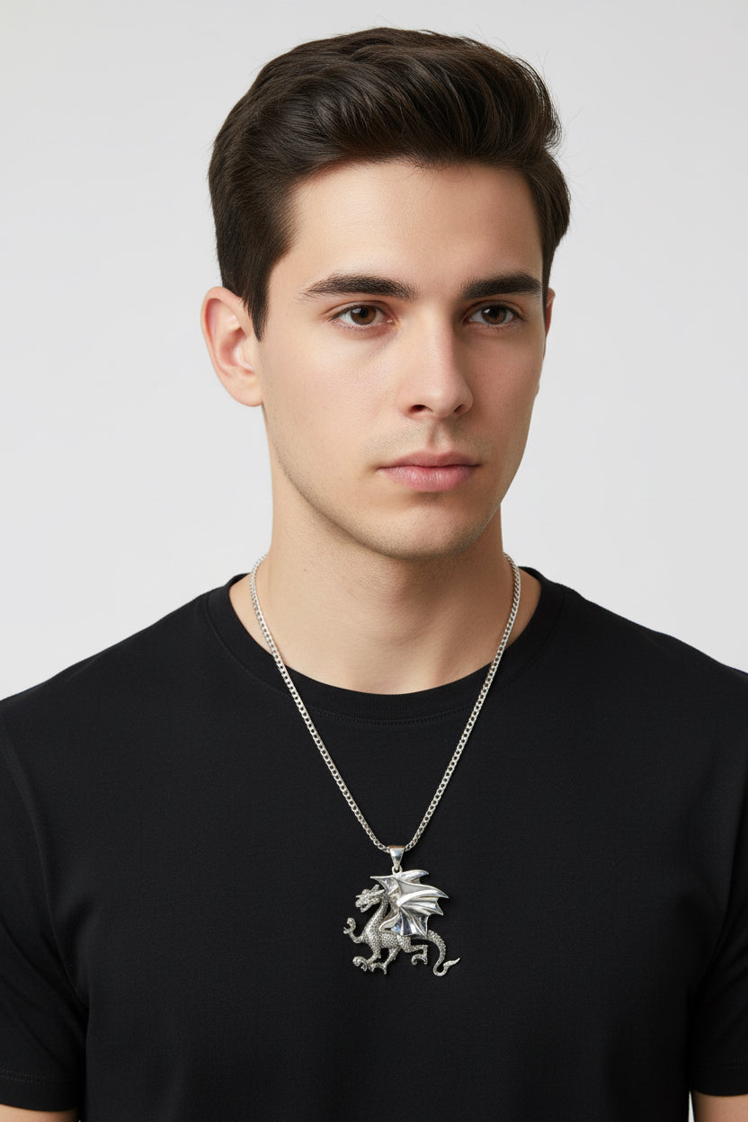Gothic Dragon Necklace