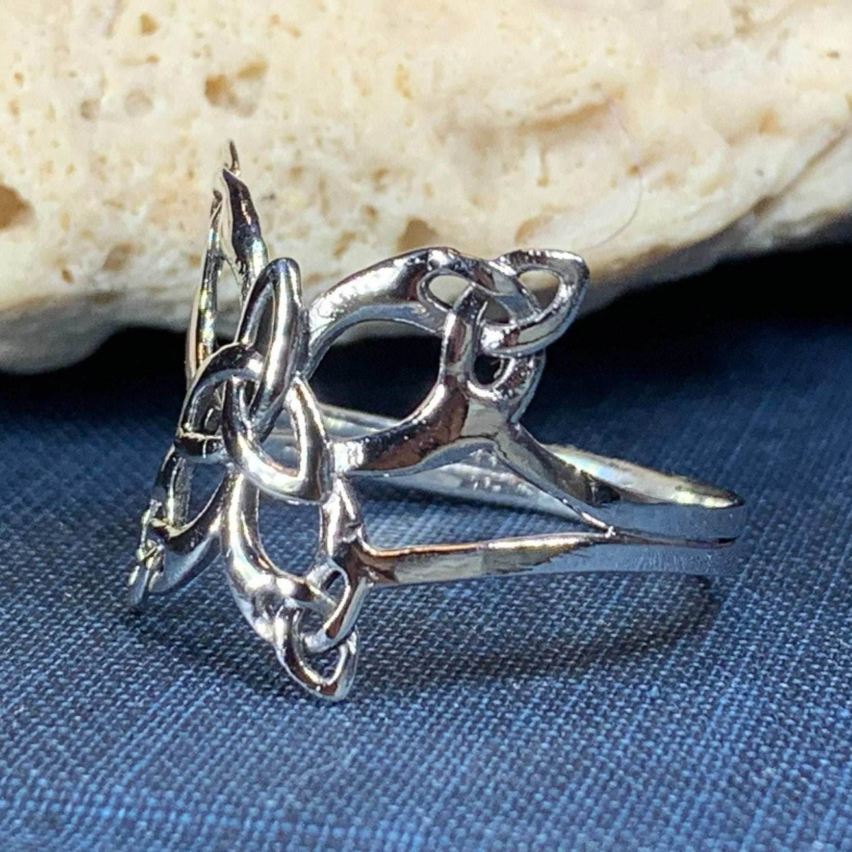 Trinity Knot Butterfly Ring - 6