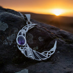 Aulay Raven Moon Necklace