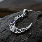Aulay Raven Moon Necklace