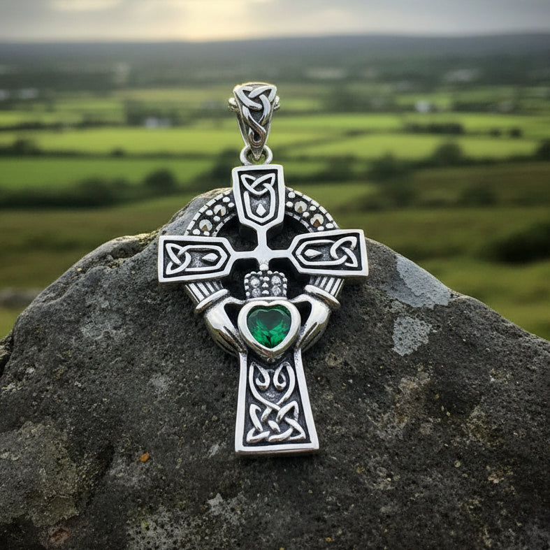 Claddagh Cross Necklace