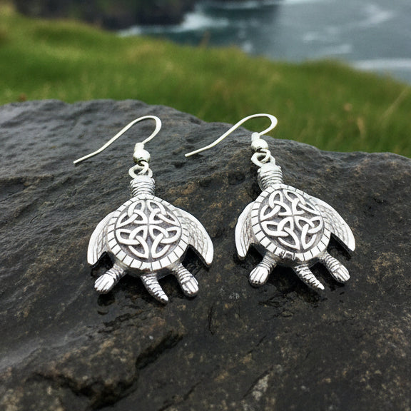 Celtic Turtle Earrings
