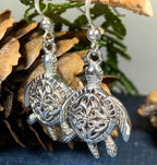 Celtic Turtle Earrings - 