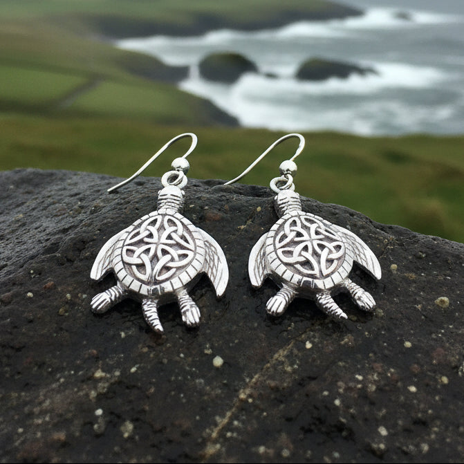 Celtic Turtle Earrings