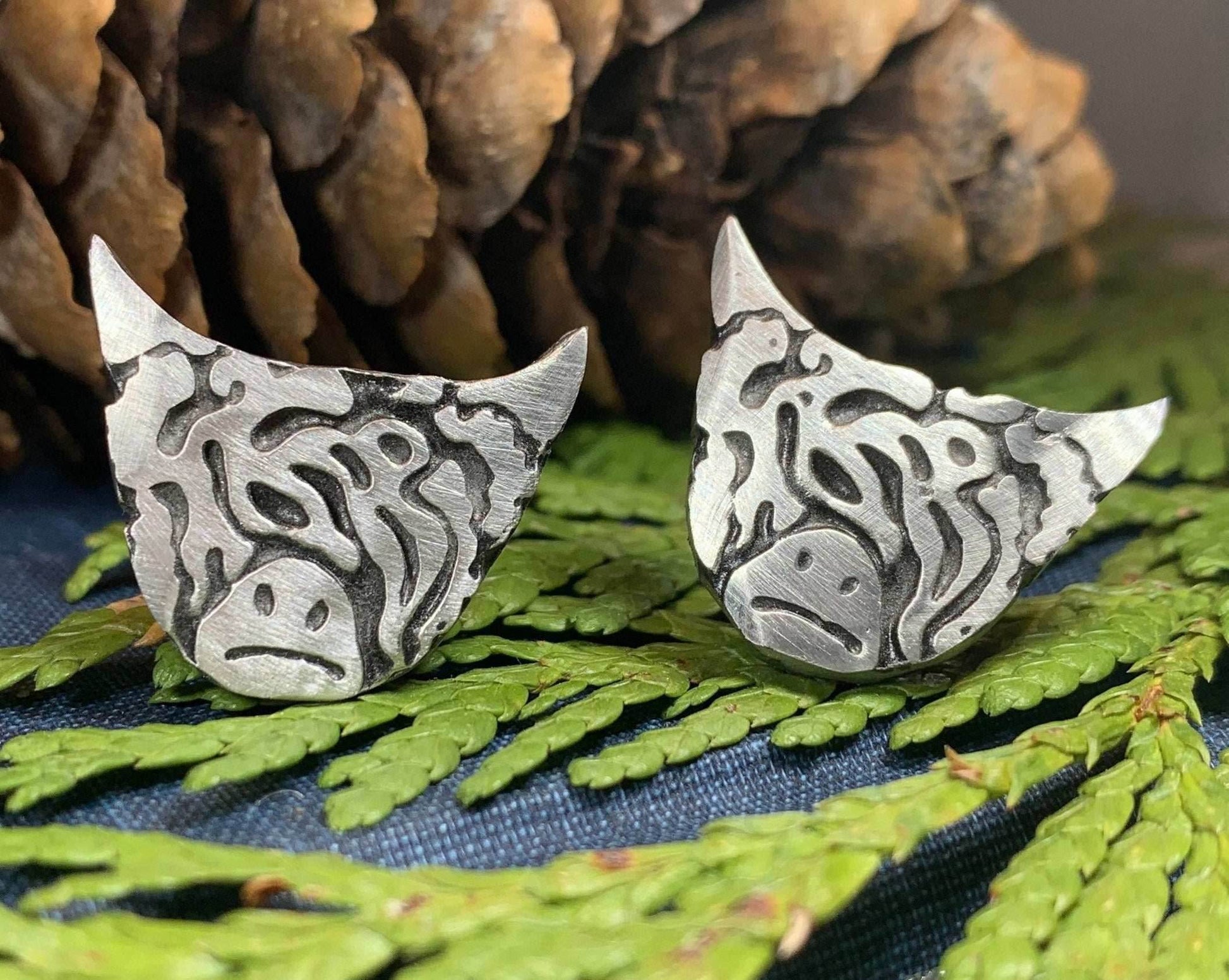 Highland Cow Cuff Links - 